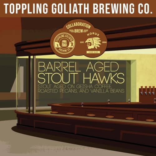 Toppling Goliath Barrel-Aged Stout Hawks