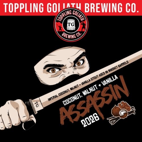 Toppling Goliath Assassin Coconut Walnut Vanilla 2026