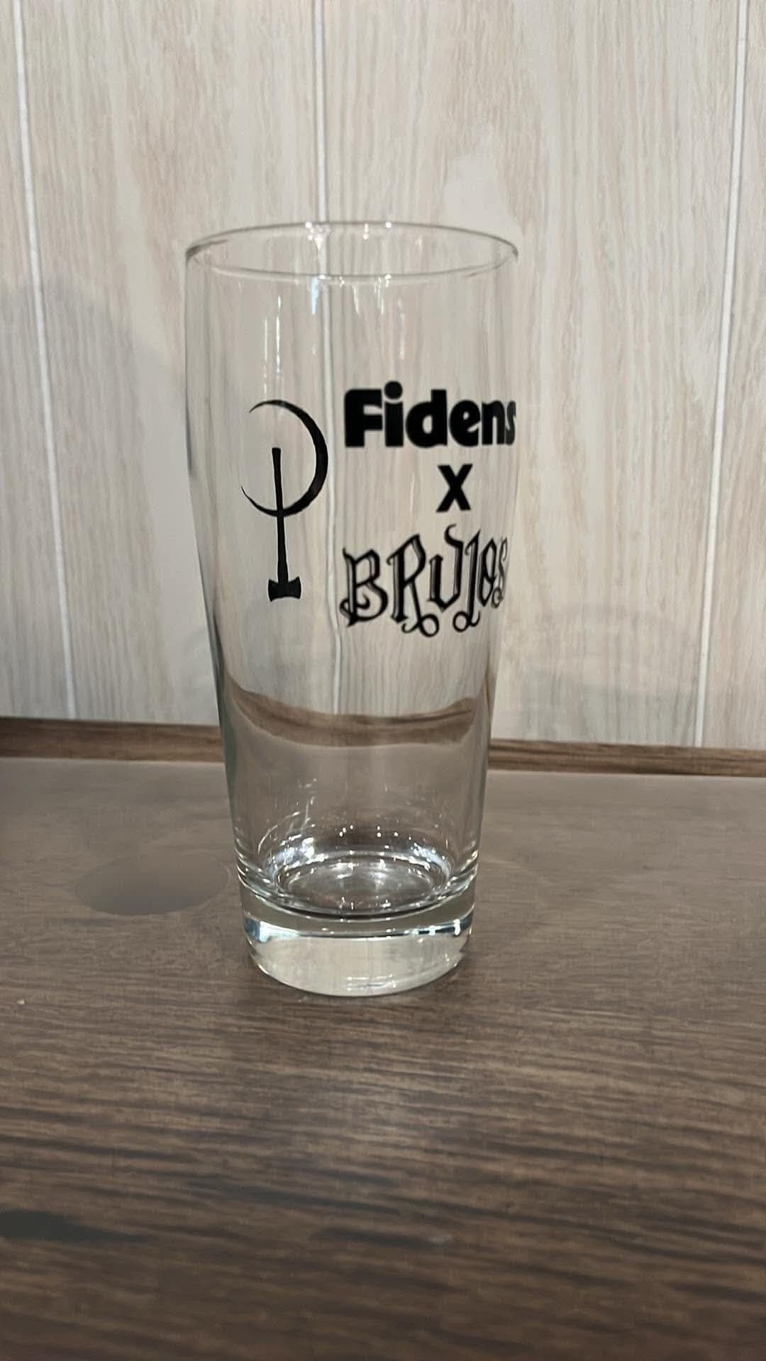 Fidens 7th Anniversary Brujos Collab Glass