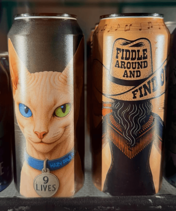 Shelton Brewing โ 9 Lives & Fiddle Around 2-Can Pack